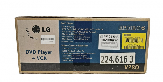 VHS Videorecorder LG DVD Player VHS UNBENUTZT LG RARITÄT 1 Jahr Garantie