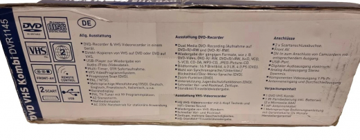 DVD-Recorder VHS USB SEG UNBENUTZT 1 Jahr Garantie*