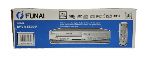 NEU VHS DVD Player Videorecorder HDMI Funai UNBENUTZT RARITÄT