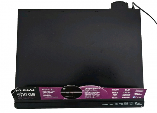 Videorekorder VHS DVD HDD Rekorder 500GB HDMI Funai TD6D-D500GB 1Jahr Garantie