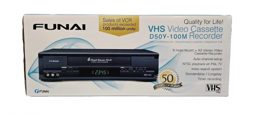 Videorekorder VHS UNGEÖFFNET UNBENUTZT FUNAI 1Jahr Garantie RARITÄT