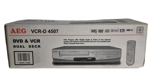 AEG VHS Videorecorder DVD Player NEU UNBENUTZT