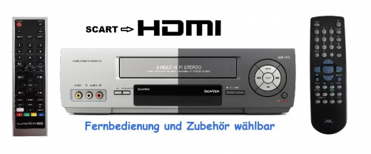 VHS Videorekorder mit HDMI Konvert | Scart | Geprüft & Gewartet | 1 Jahr Garantie VHS Videorekorder mit HDMI Konvert | Scart | Geprüft & Gewartet | 1 Jahr Garantie