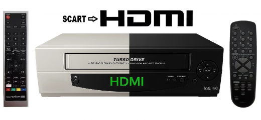 VHS Videorecorder mit HDMI Konvert | Scart | Geprüft & Gewartet | 1Jahr Garantie