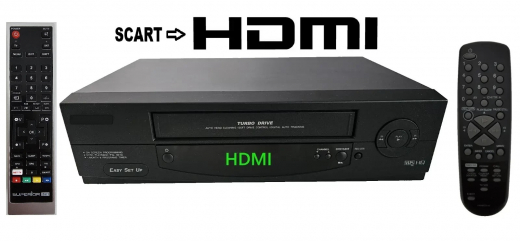 VHS Videorecorder mit HDMI Konvert | Scart | Geprüft & Gewartet | 1Jahr Garantie