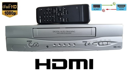 Videorekorder 1Jahr Garantie VHS HDMI Videorecorder Original Fernbedienung